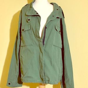 NWT Army Green Torrid Utility Jacket Size 5